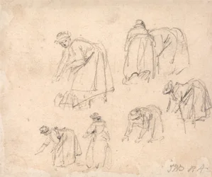 Figurenstudien - Frauen bei der Arbeit